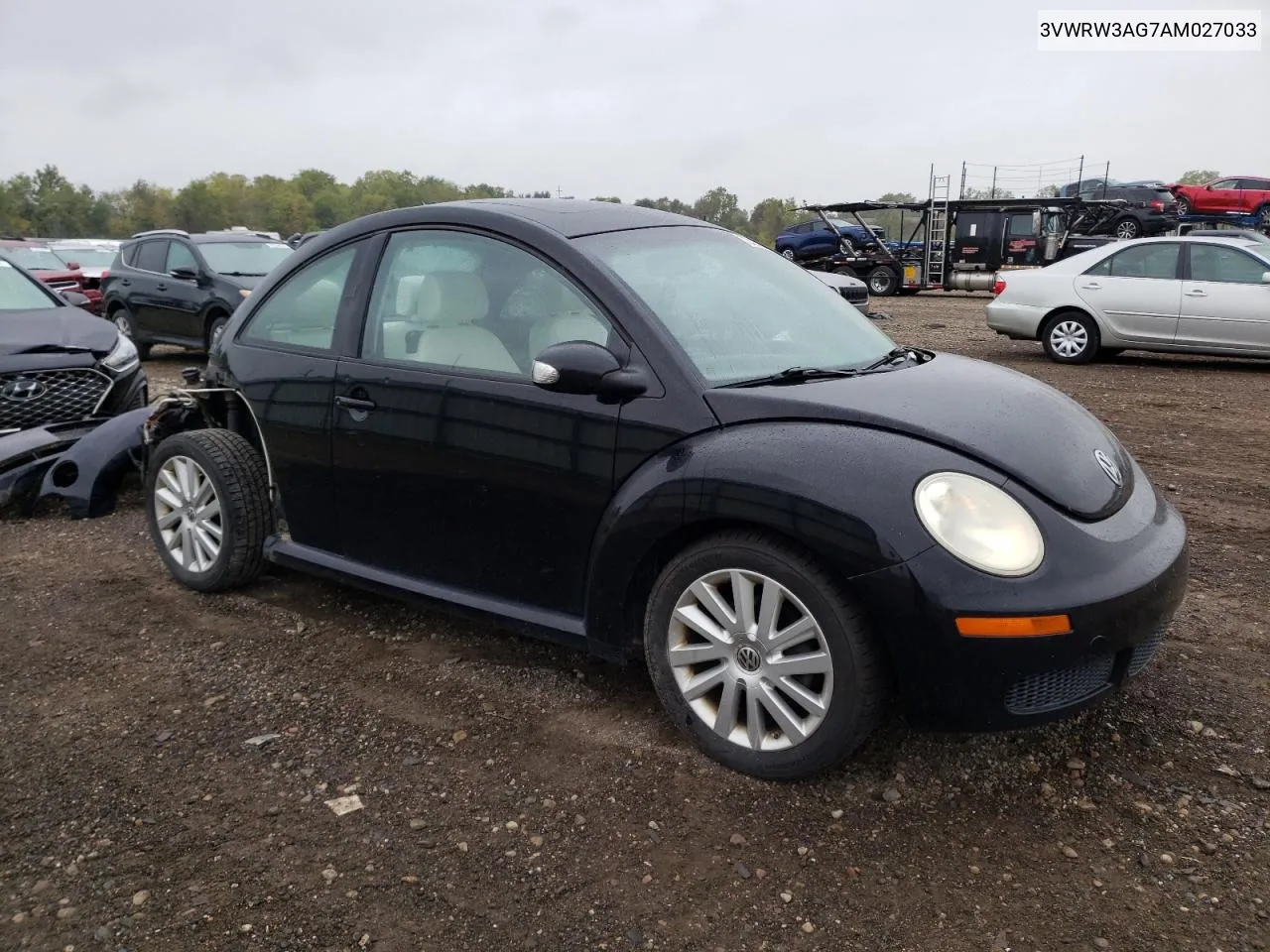 2010 Volkswagen New Beetle VIN: 3VWRW3AG7AM027033 Lot: 72426264