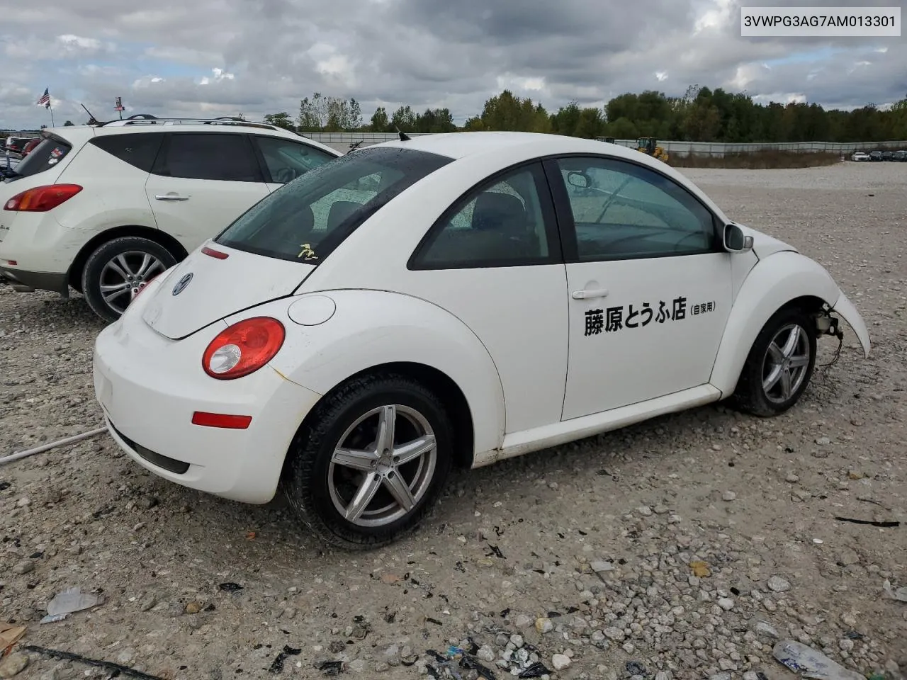 2010 Volkswagen New Beetle VIN: 3VWPG3AG7AM013301 Lot: 72914554