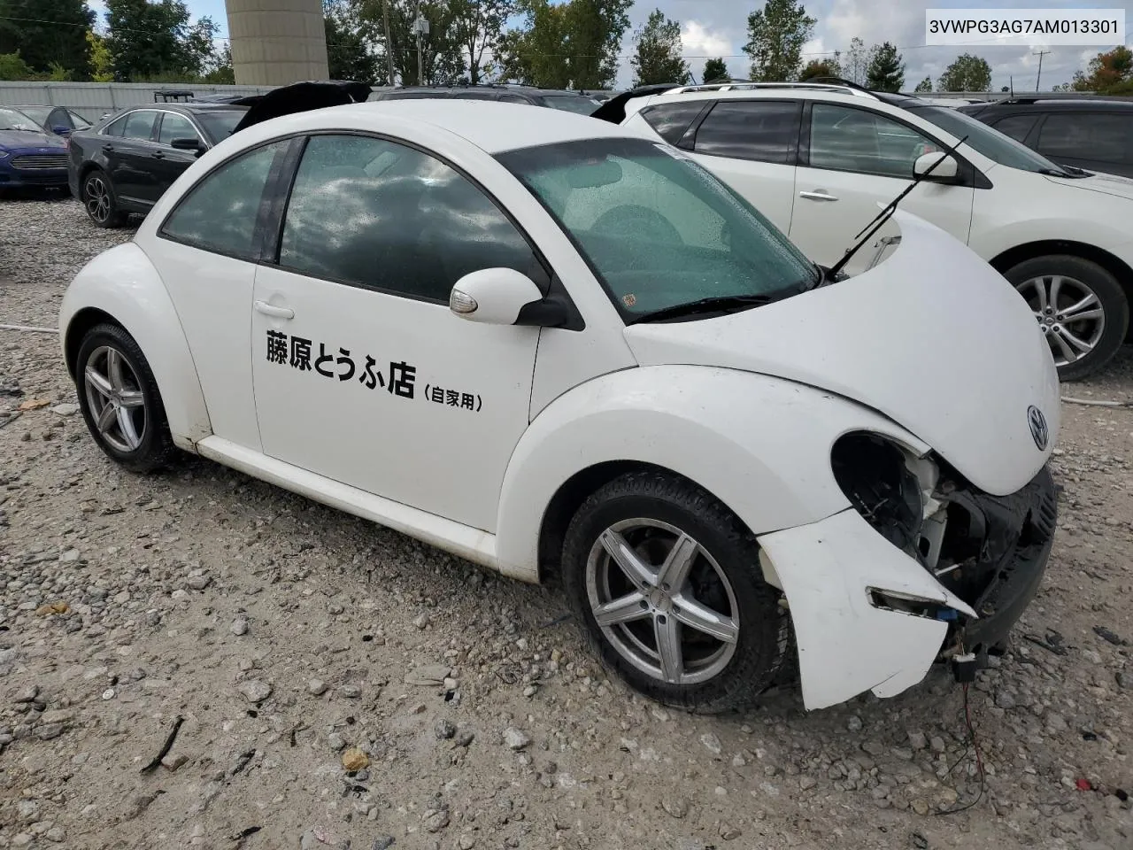 2010 Volkswagen New Beetle VIN: 3VWPG3AG7AM013301 Lot: 72914554