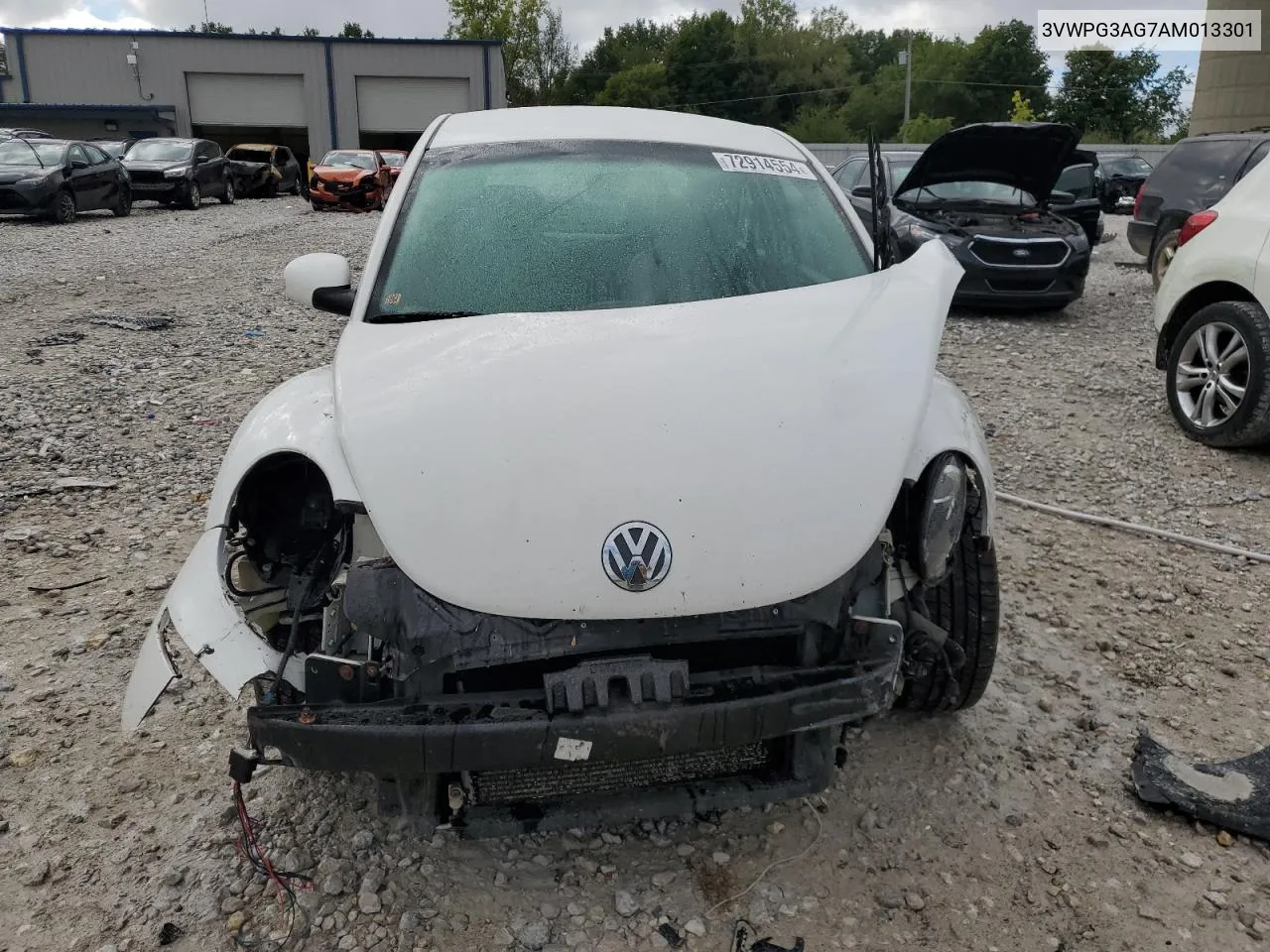 2010 Volkswagen New Beetle VIN: 3VWPG3AG7AM013301 Lot: 72914554