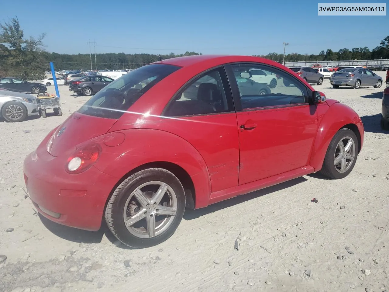 2010 Volkswagen New Beetle VIN: 3VWPG3AG5AM006413 Lot: 74313714