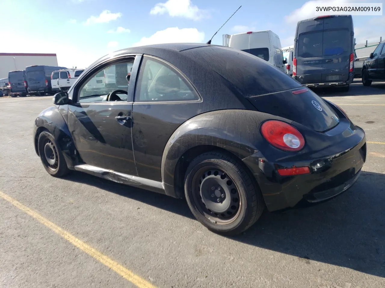 2010 Volkswagen New Beetle VIN: 3VWPG3AG2AM009169 Lot: 75448074