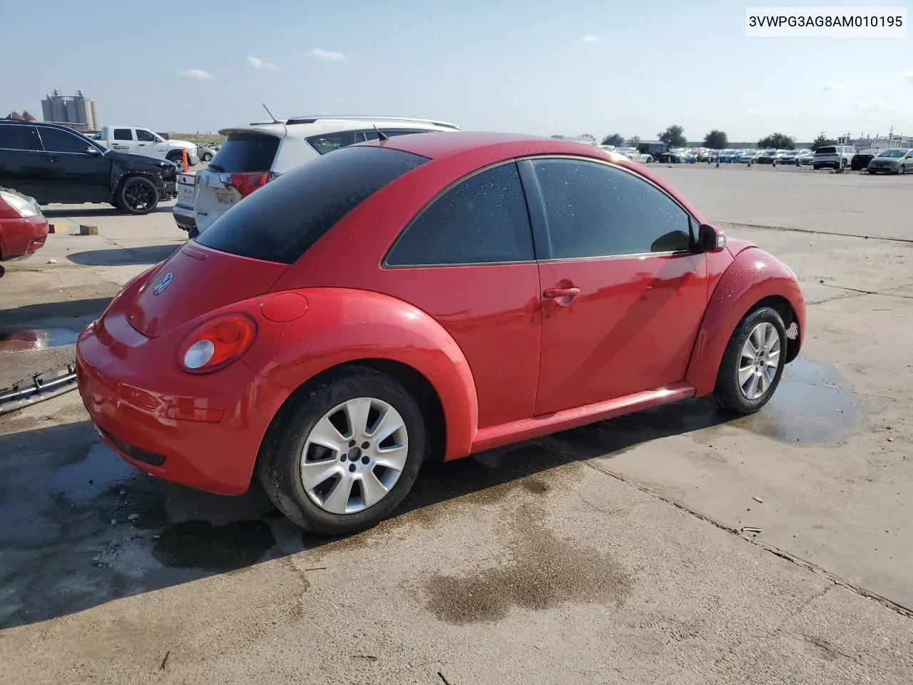 2010 Volkswagen New Beetle VIN: 3VWPG3AG8AM010195 Lot: 76012754