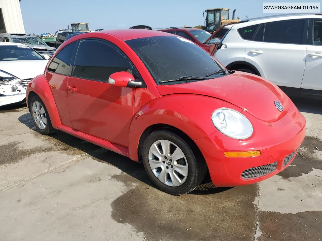 2010 Volkswagen New Beetle VIN: 3VWPG3AG8AM010195 Lot: 76012754