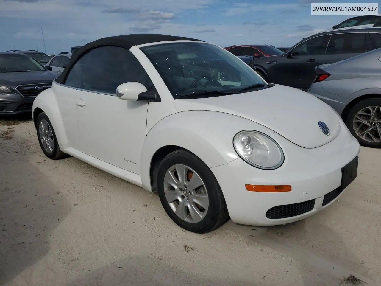 2010 Volkswagen New Beetle VIN: 3VWRW3AL1AM004537 Lot: 76773224