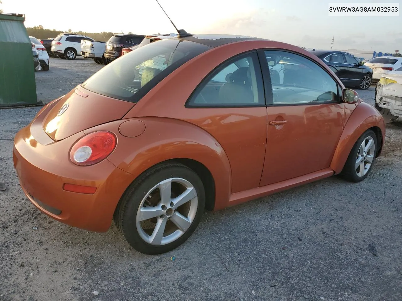 2010 Volkswagen New Beetle VIN: 3VWRW3AG8AM032953 Lot: 77869254