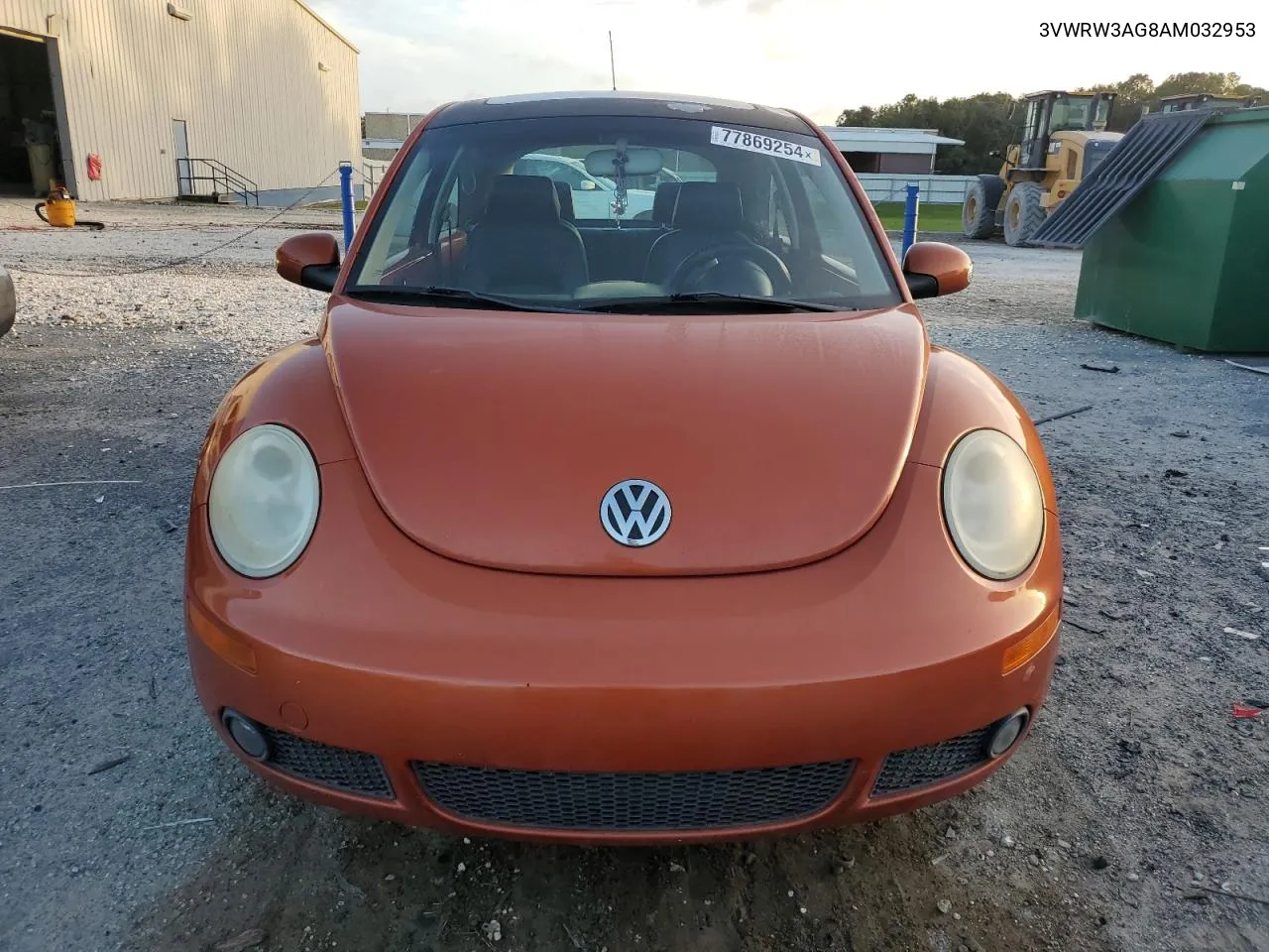 2010 Volkswagen New Beetle VIN: 3VWRW3AG8AM032953 Lot: 77869254