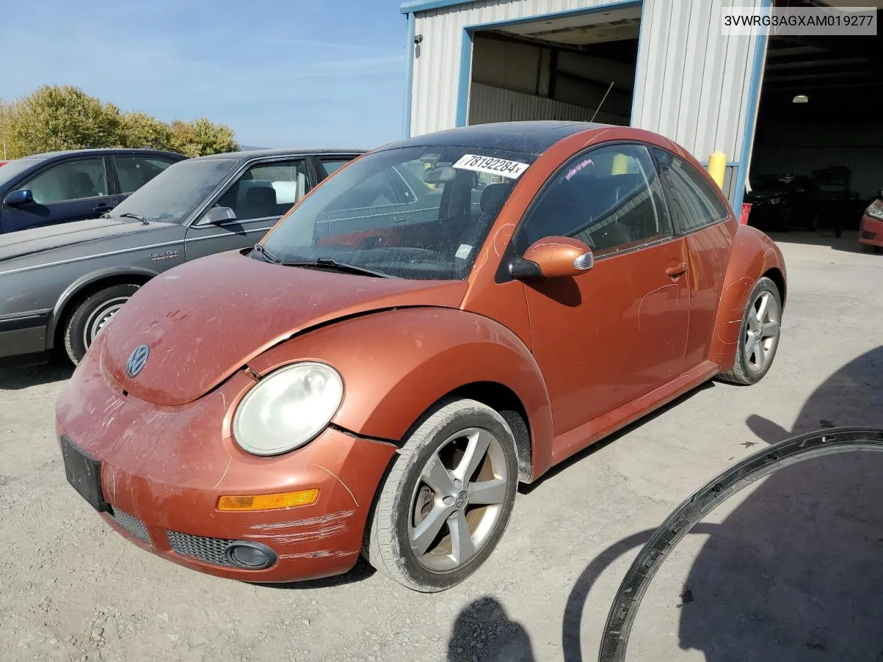 2010 Volkswagen New Beetle VIN: 3VWRG3AGXAM019277 Lot: 78192284