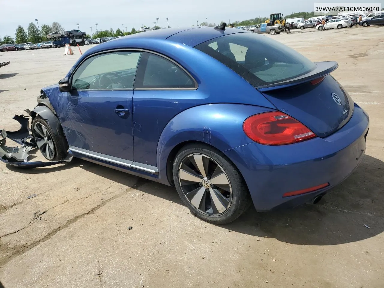 2012 Volkswagen Beetle Turbo VIN: 3VWVA7AT1CM606040 Lot: 51521384