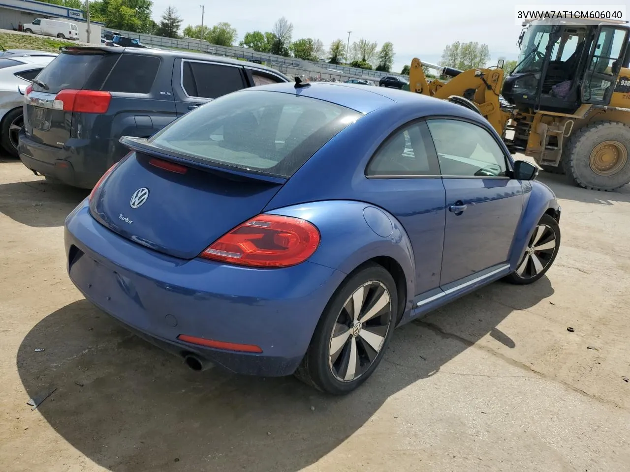 2012 Volkswagen Beetle Turbo VIN: 3VWVA7AT1CM606040 Lot: 51521384