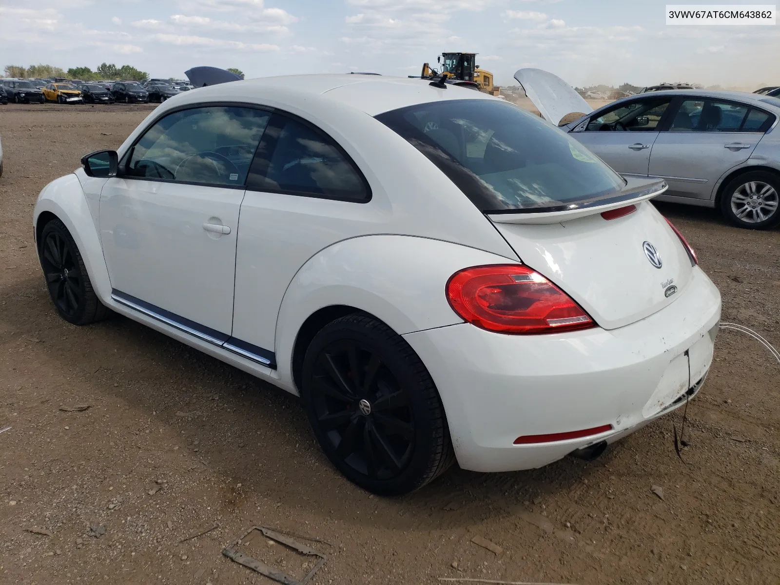 2012 Volkswagen Beetle Turbo VIN: 3VWV67AT6CM643862 Lot: 63781194