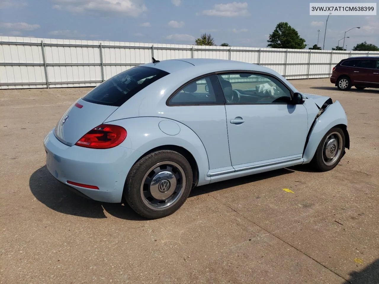 2012 Volkswagen Beetle VIN: 3VWJX7AT1CM638399 Lot: 64715534