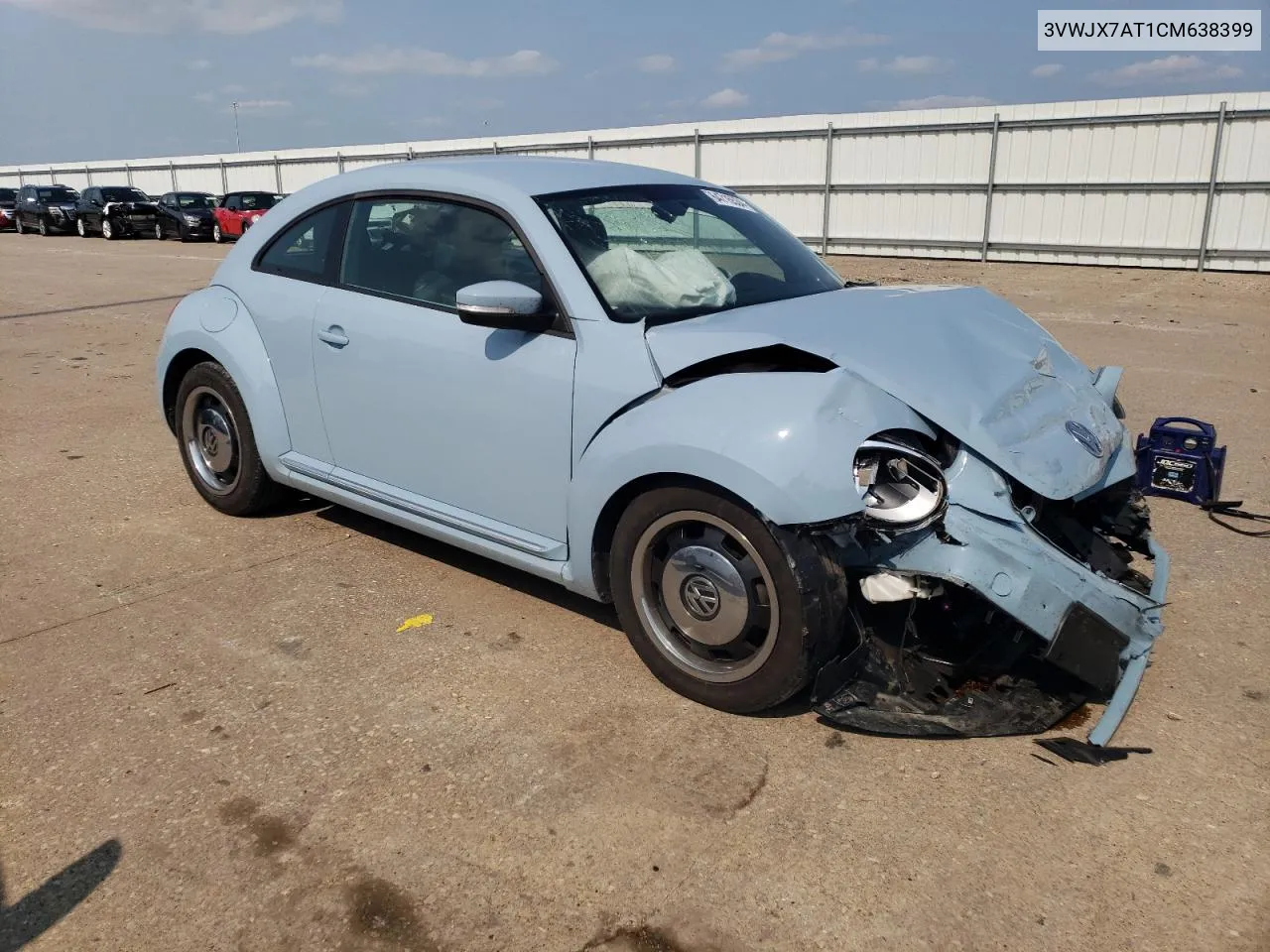 2012 Volkswagen Beetle VIN: 3VWJX7AT1CM638399 Lot: 64715534