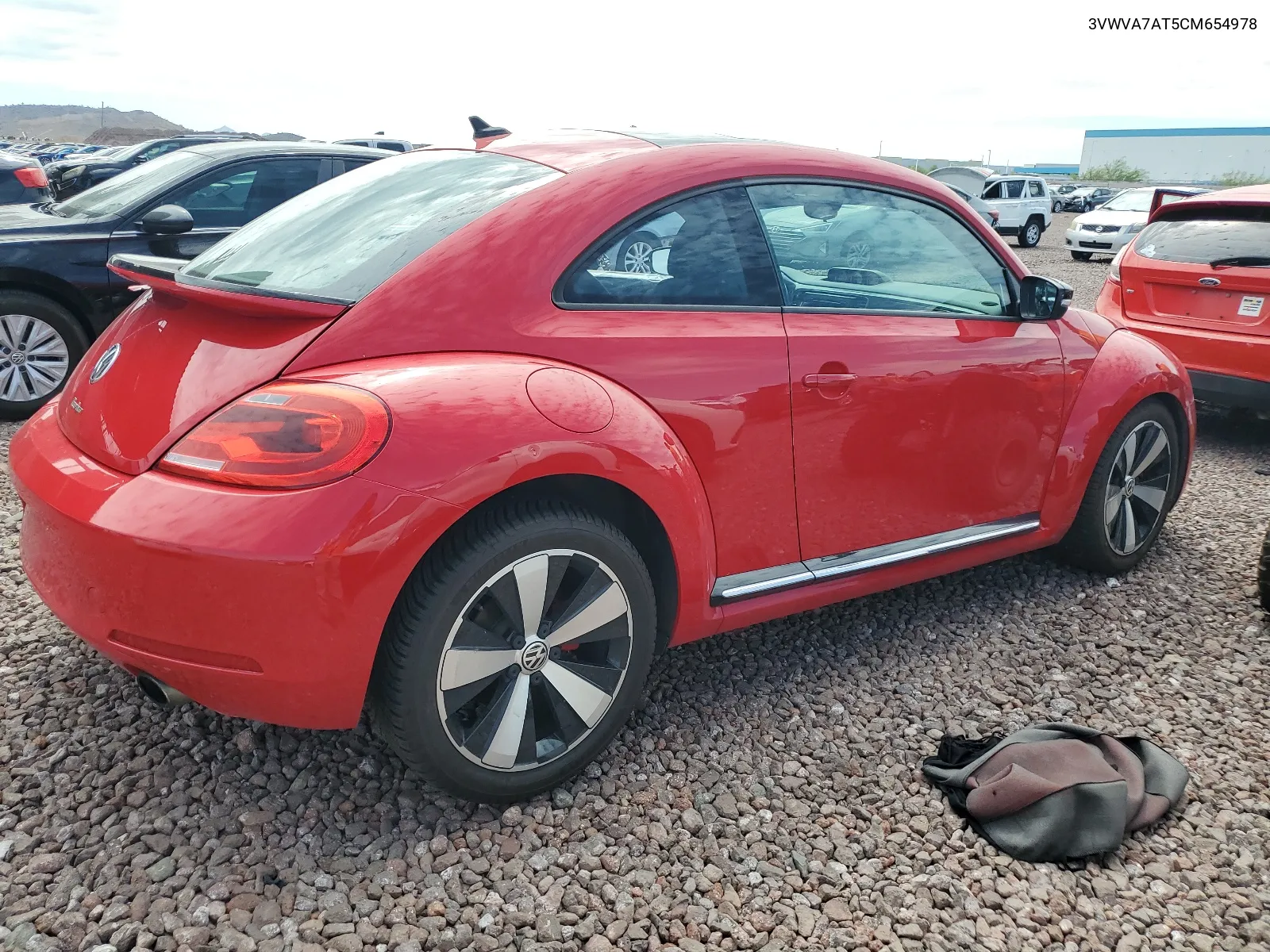 2012 Volkswagen Beetle Turbo VIN: 3VWVA7AT5CM654978 Lot: 66766654