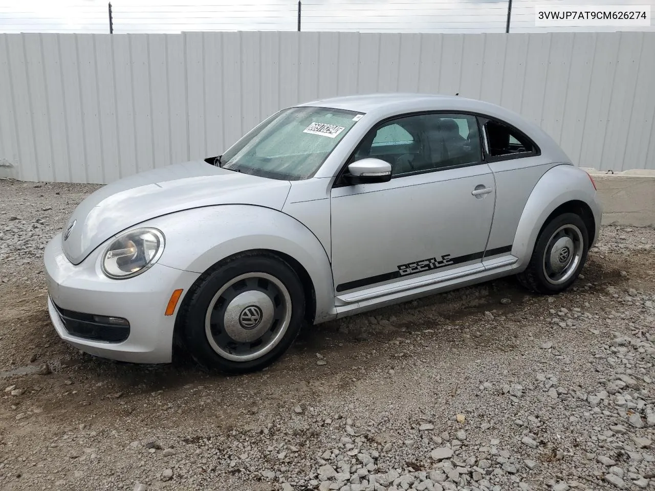 2012 Volkswagen Beetle VIN: 3VWJP7AT9CM626274 Lot: 66978294