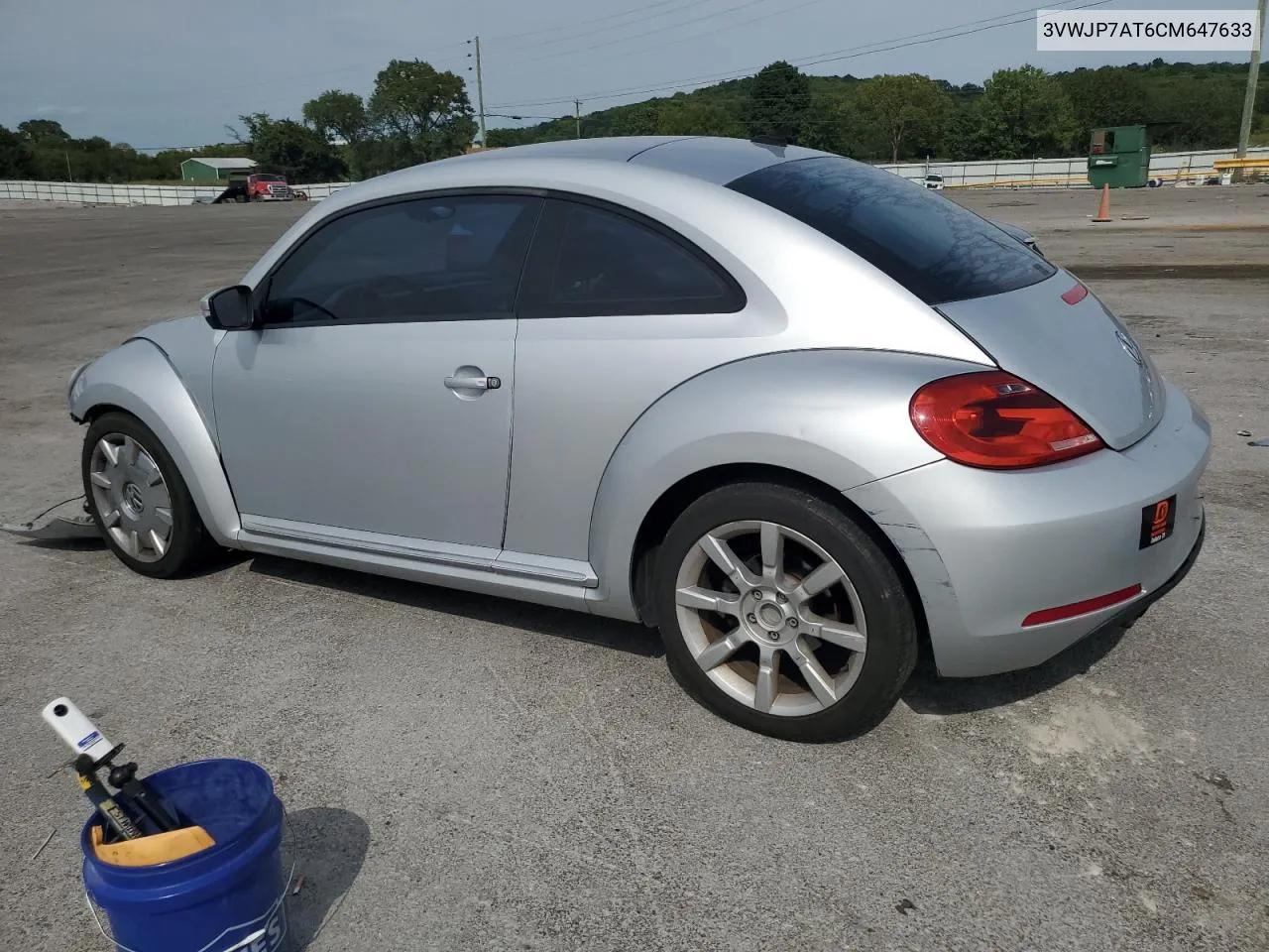 2012 Volkswagen Beetle VIN: 3VWJP7AT6CM647633 Lot: 67655804