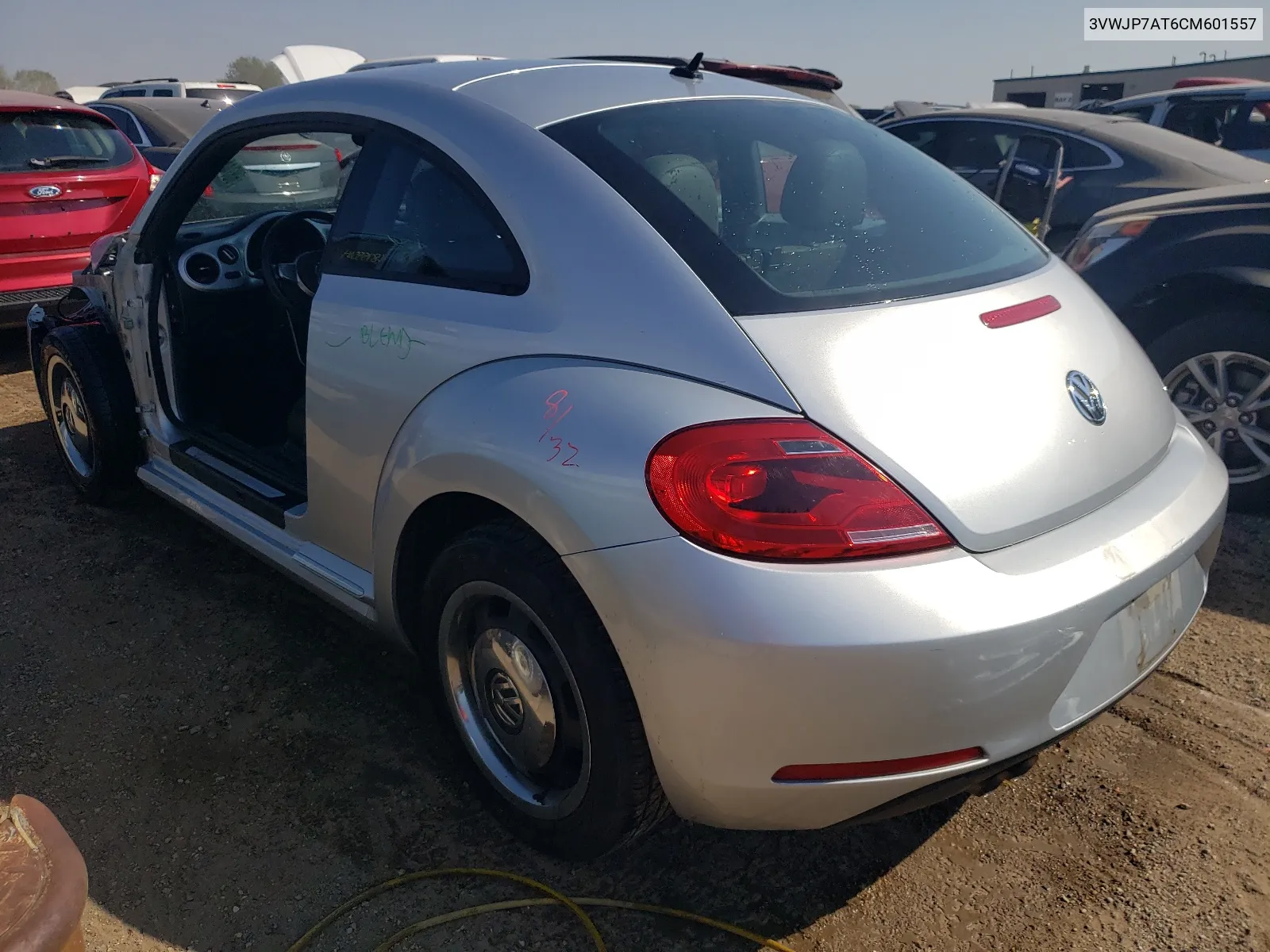 2012 Volkswagen Beetle VIN: 3VWJP7AT6CM601557 Lot: 68744194