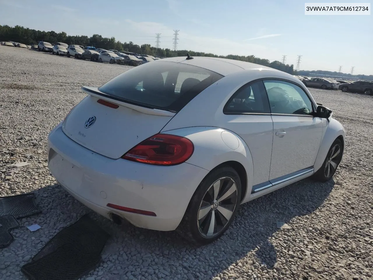 2012 Volkswagen Beetle Turbo VIN: 3VWVA7AT9CM612734 Lot: 69196224