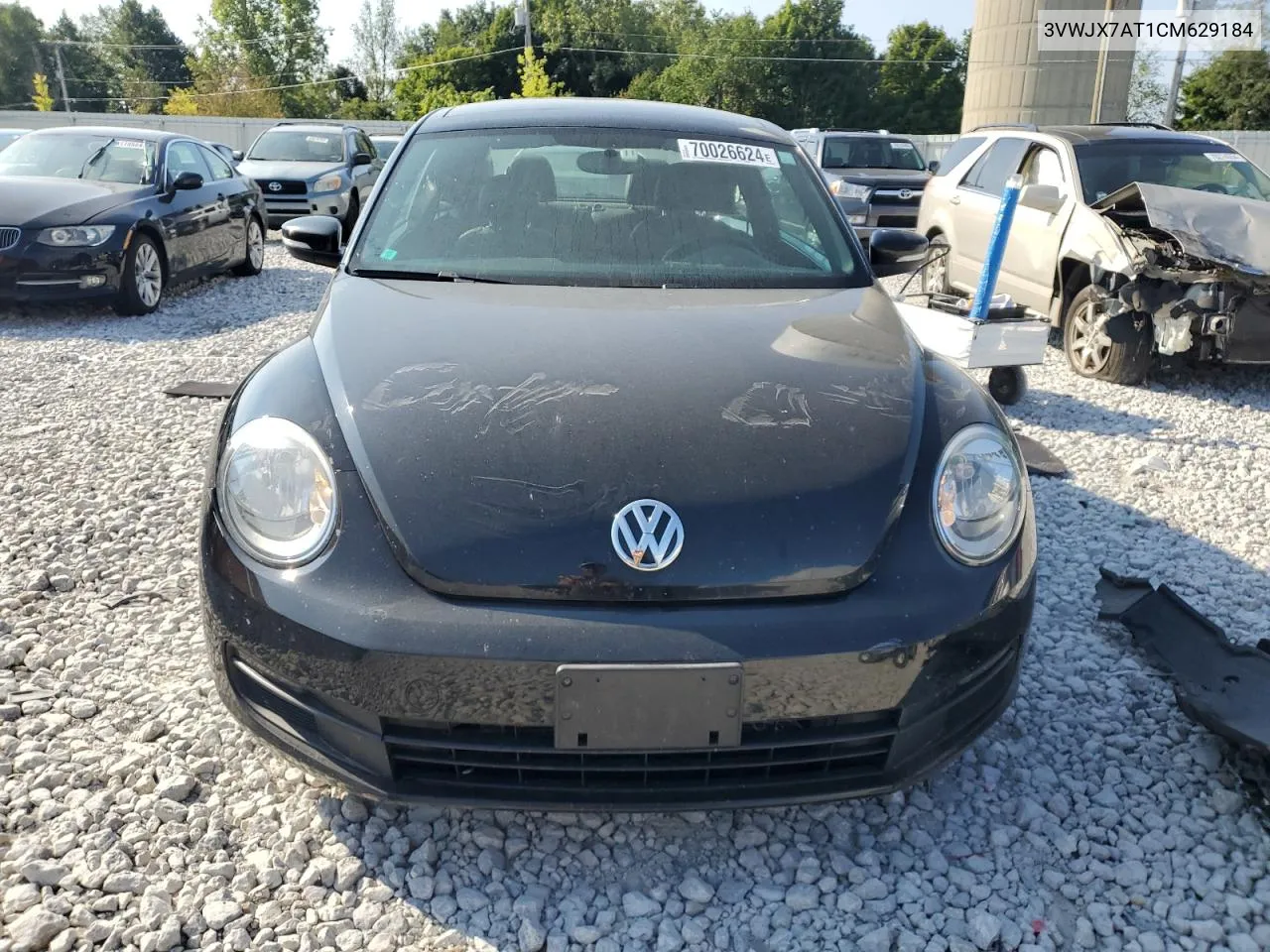 2012 Volkswagen Beetle VIN: 3VWJX7AT1CM629184 Lot: 70026624