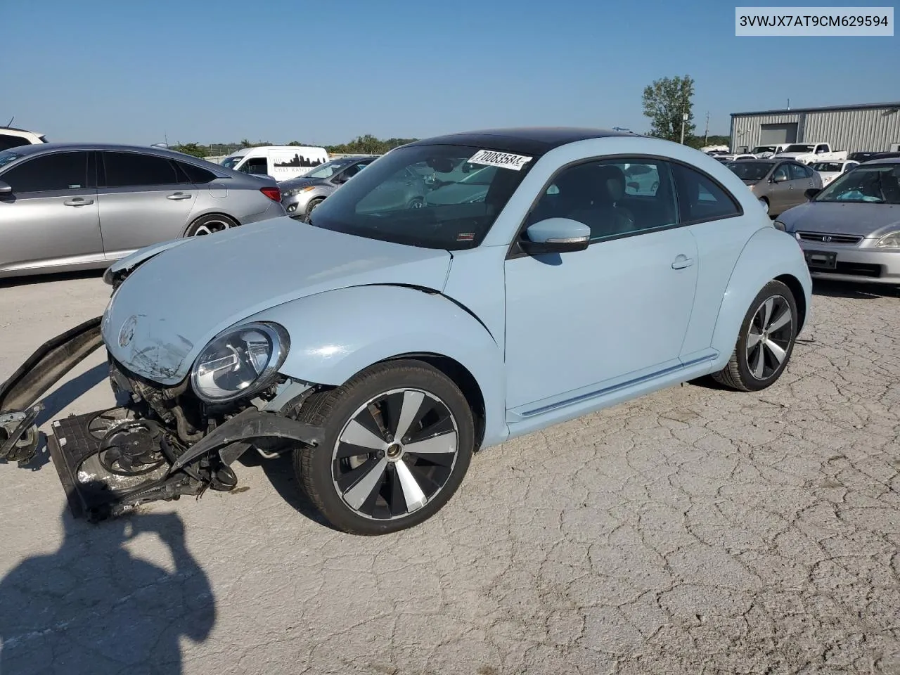 2012 Volkswagen Beetle VIN: 3VWJX7AT9CM629594 Lot: 70083584