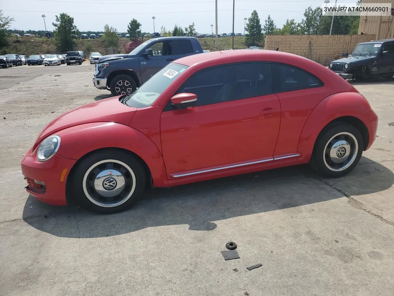 2012 Volkswagen Beetle VIN: 3VWJP7AT4CM660901 Lot: 70840534