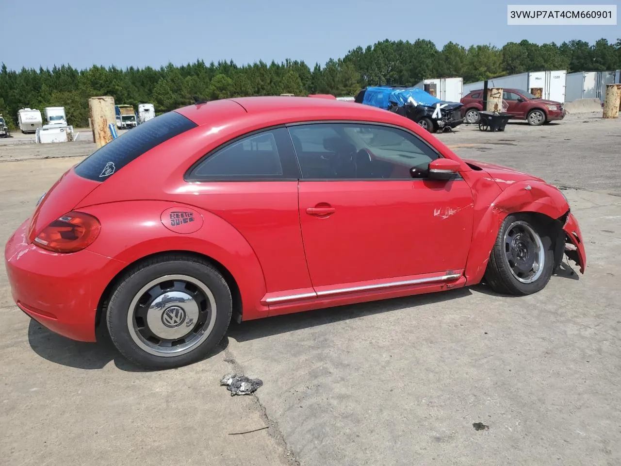 2012 Volkswagen Beetle VIN: 3VWJP7AT4CM660901 Lot: 70840534