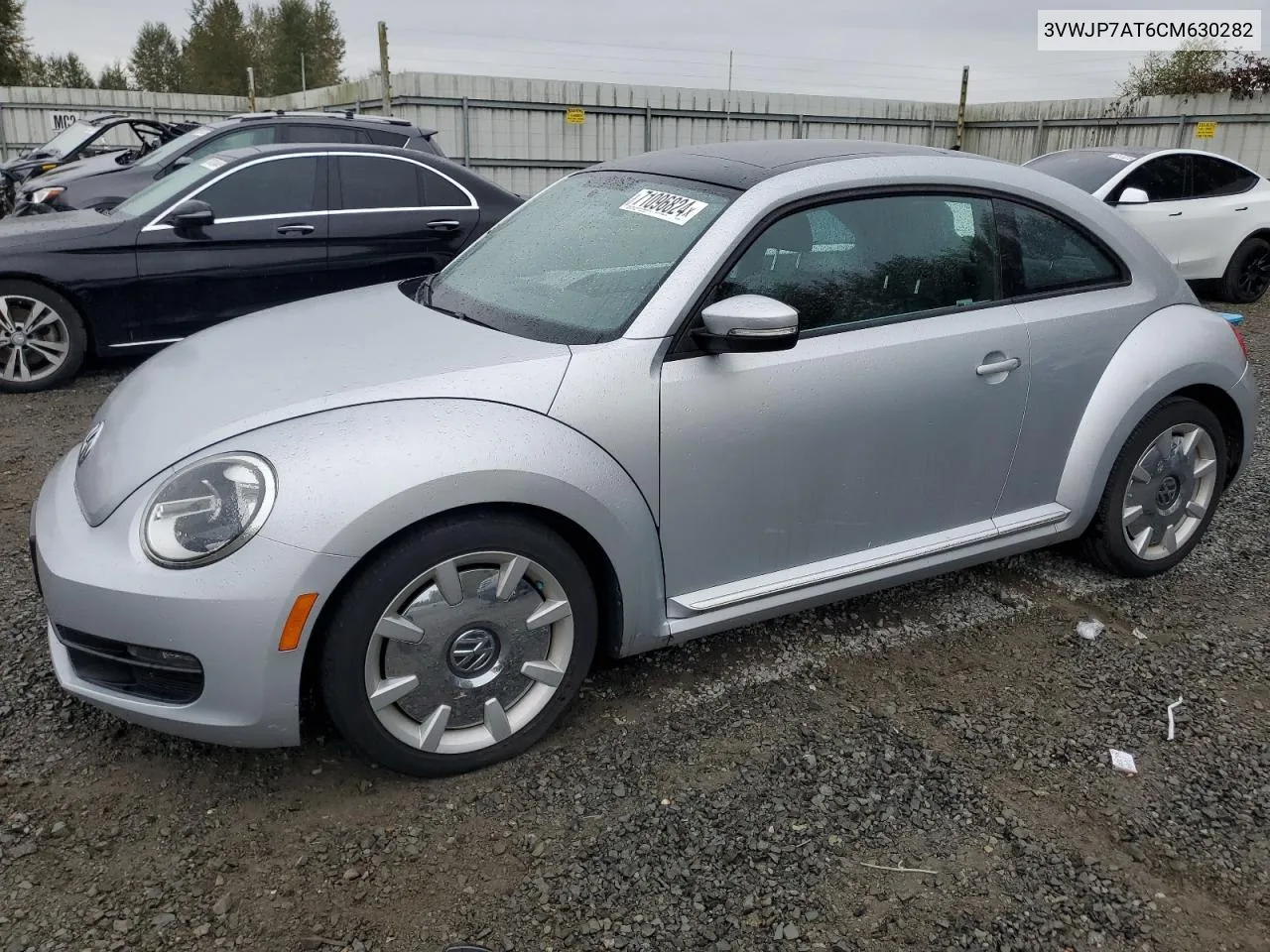 2012 Volkswagen Beetle VIN: 3VWJP7AT6CM630282 Lot: 71096824