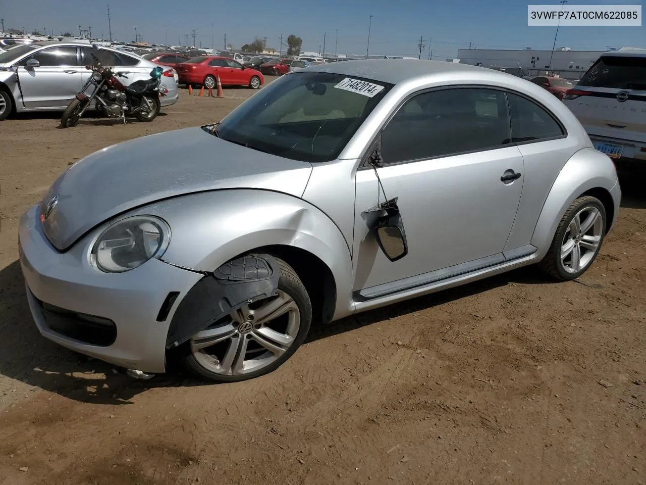 2012 Volkswagen Beetle VIN: 3VWFP7AT0CM622085 Lot: 71482014