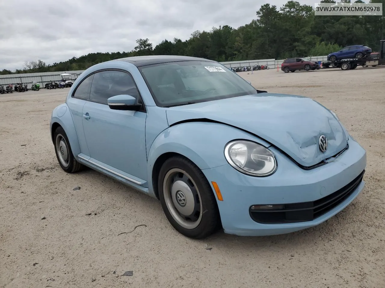 2012 Volkswagen Beetle VIN: 3VWJX7ATXCM652978 Lot: 71779644