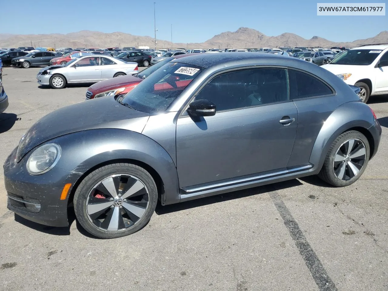 2012 Volkswagen Beetle Turbo VIN: 3VWV67AT3CM617977 Lot: 73135504