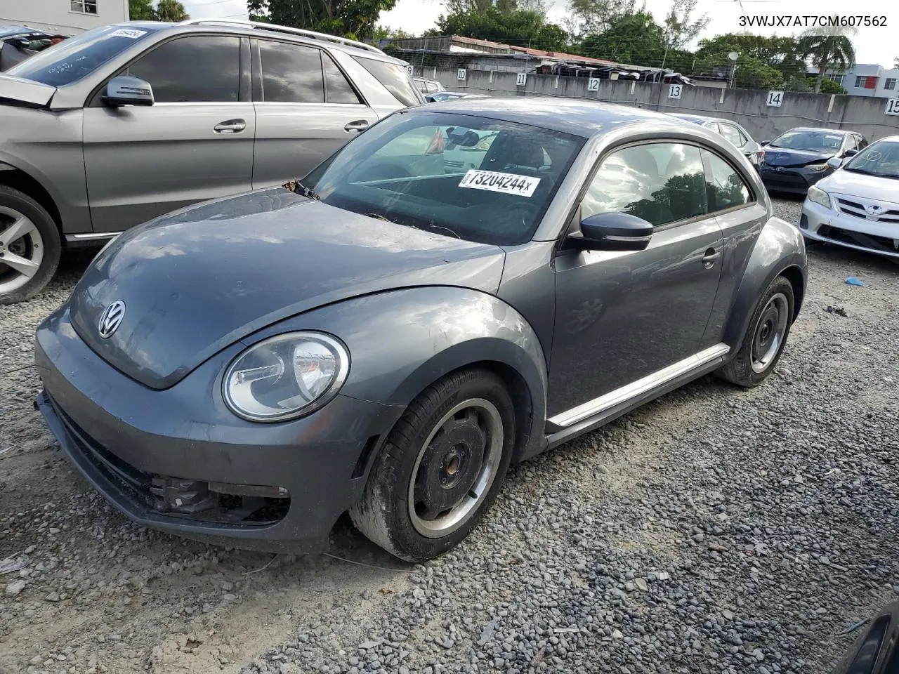 2012 Volkswagen Beetle VIN: 3VWJX7AT7CM607562 Lot: 73204244