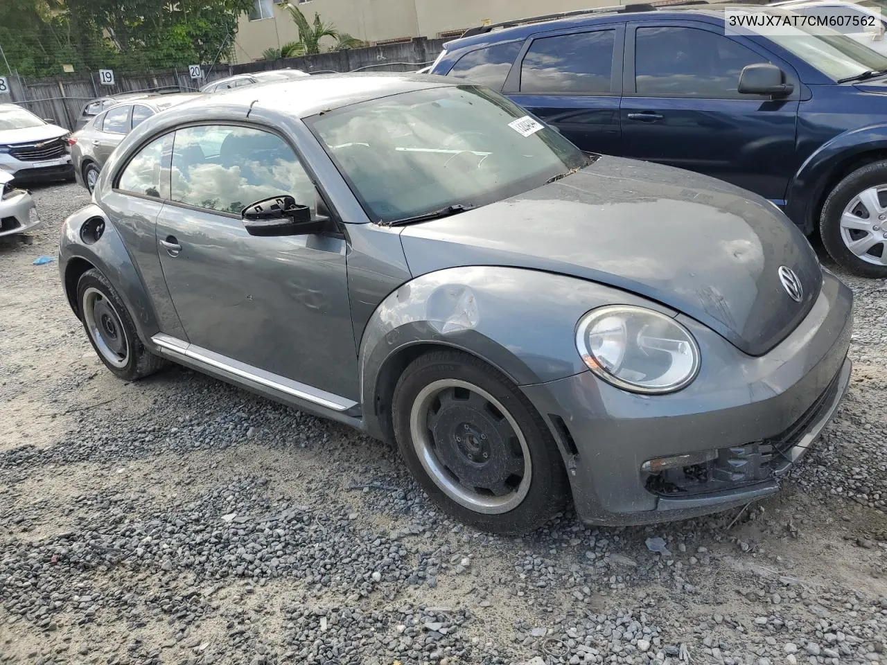 2012 Volkswagen Beetle VIN: 3VWJX7AT7CM607562 Lot: 73204244