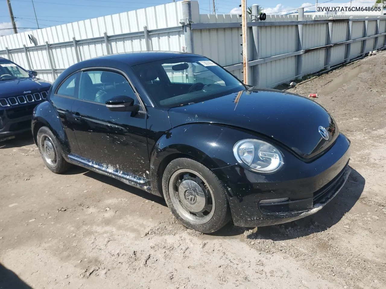 2012 Volkswagen Beetle VIN: 3VWJX7AT6CM648605 Lot: 73636894