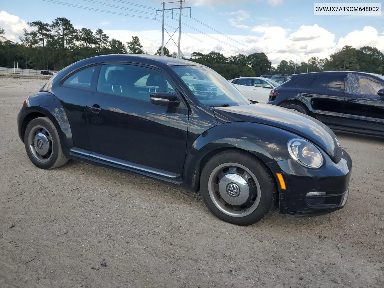 2012 Volkswagen Beetle VIN: 3VWJX7AT9CM648002 Lot: 73836554