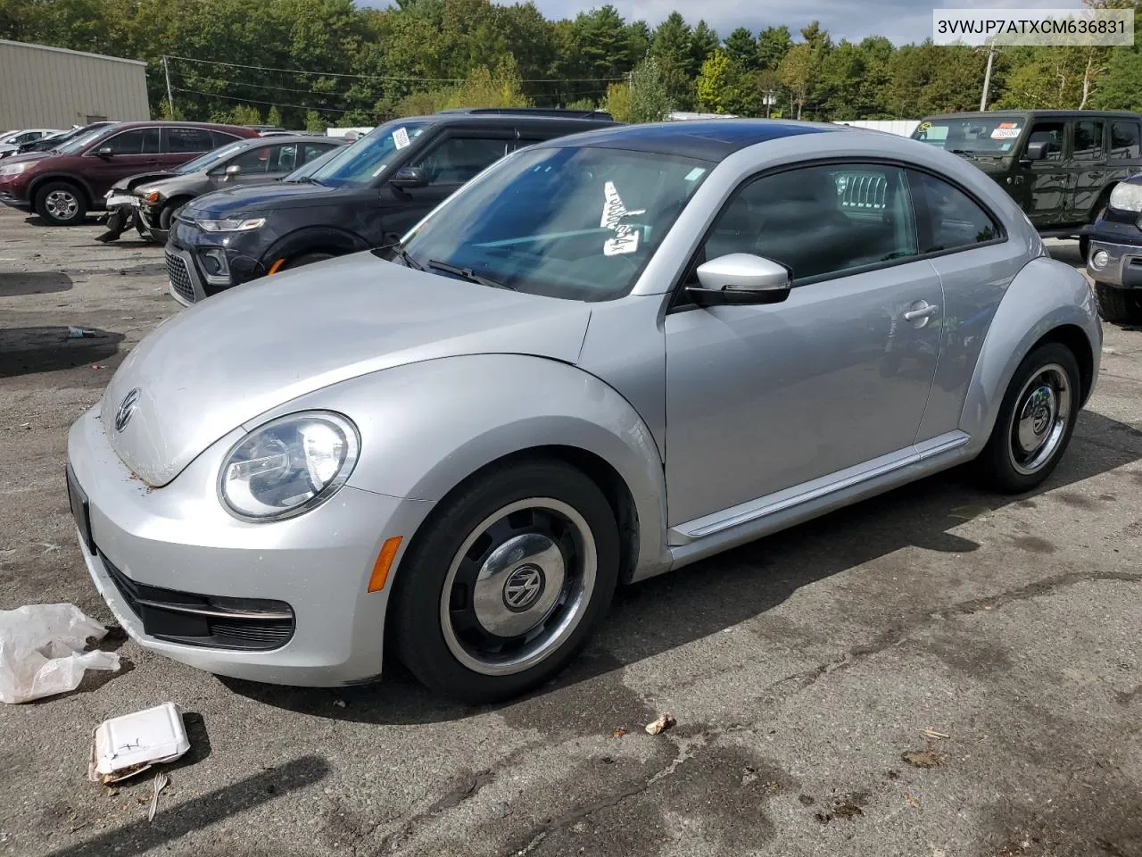 2012 Volkswagen Beetle VIN: 3VWJP7ATXCM636831 Lot: 73838054