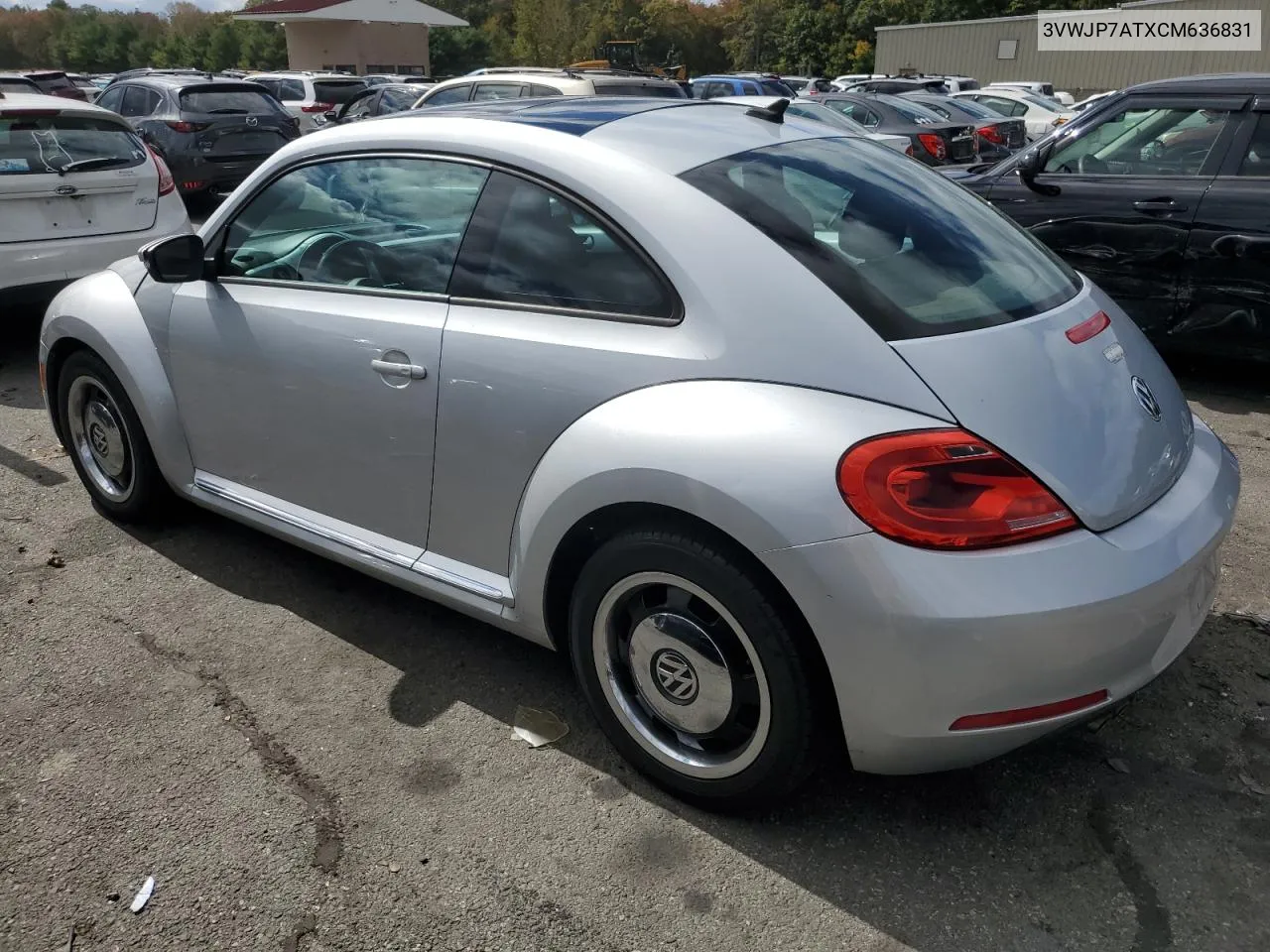 2012 Volkswagen Beetle VIN: 3VWJP7ATXCM636831 Lot: 73838054