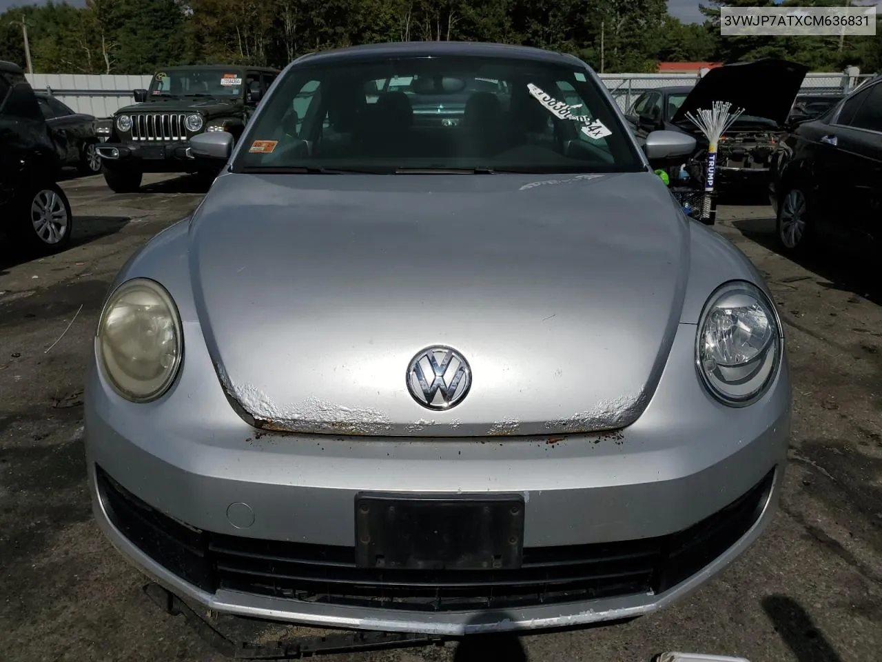 2012 Volkswagen Beetle VIN: 3VWJP7ATXCM636831 Lot: 73838054