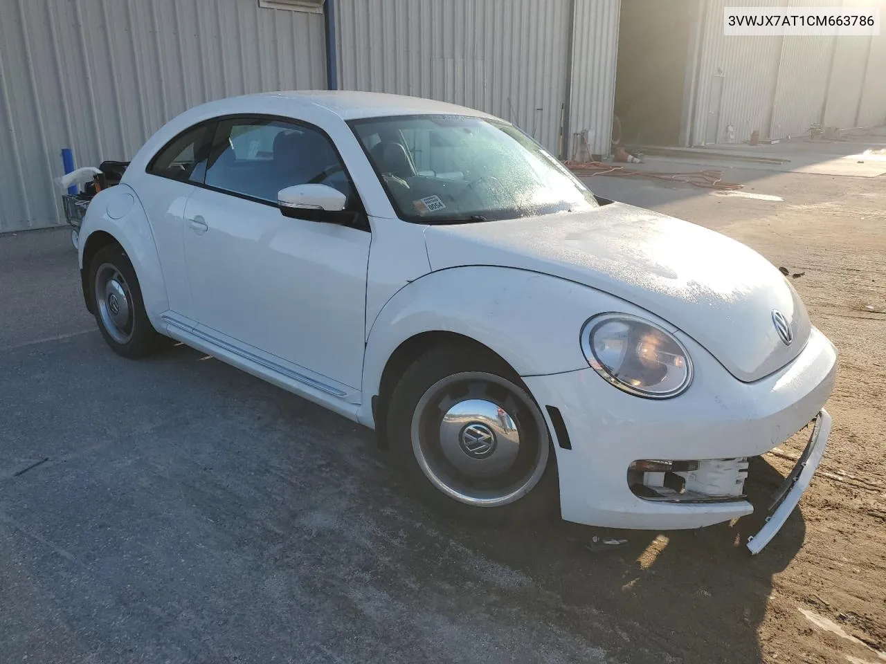 2012 Volkswagen Beetle VIN: 3VWJX7AT1CM663786 Lot: 73893424