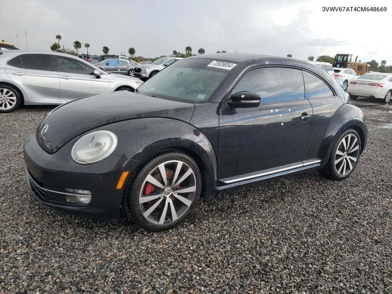 2012 Volkswagen Beetle Turbo VIN: 3VWV67AT4CM648669 Lot: 73939054