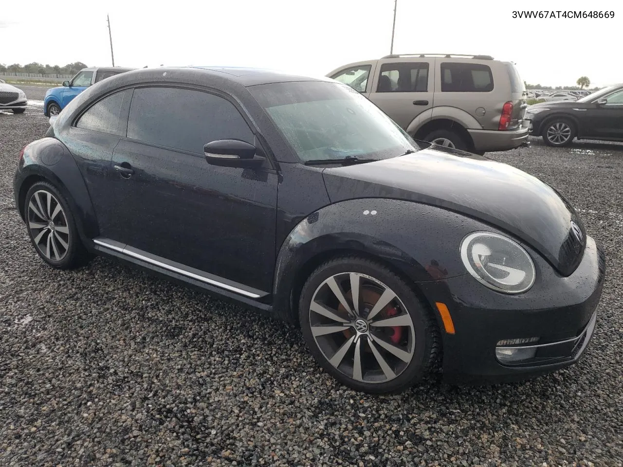 2012 Volkswagen Beetle Turbo VIN: 3VWV67AT4CM648669 Lot: 73939054