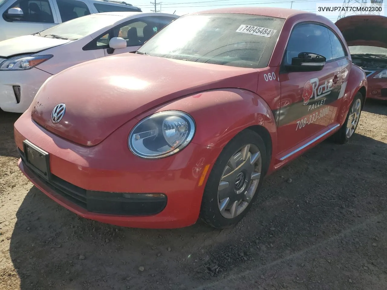 2012 Volkswagen Beetle VIN: 3VWJP7AT7CM602300 Lot: 74045484