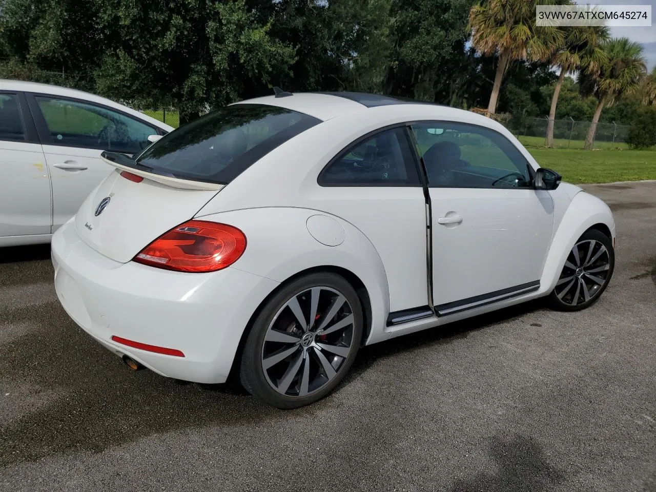 2012 Volkswagen Beetle Turbo VIN: 3VWV67ATXCM645274 Lot: 74268104