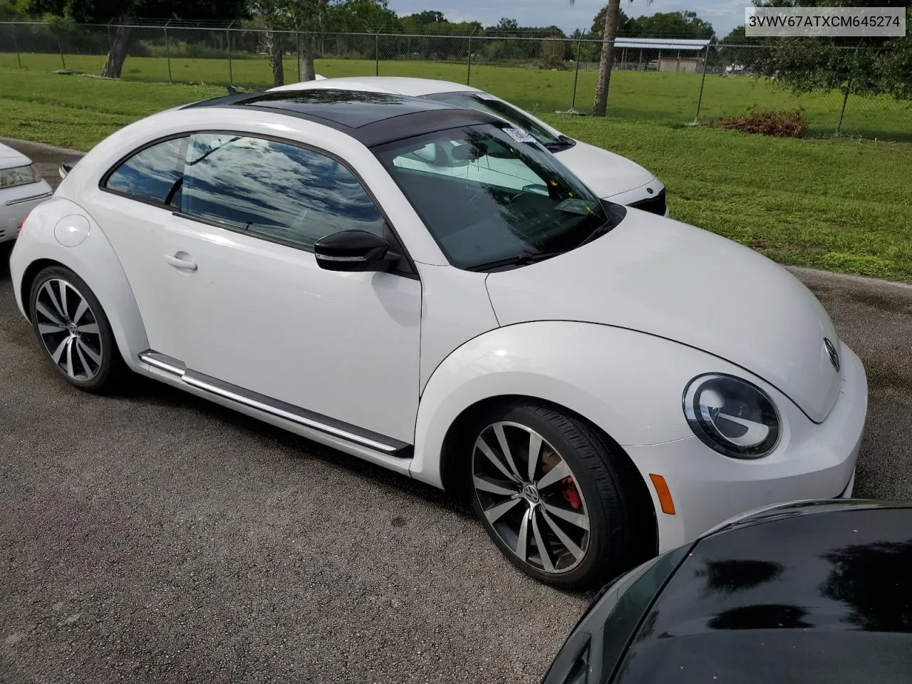 2012 Volkswagen Beetle Turbo VIN: 3VWV67ATXCM645274 Lot: 74268104