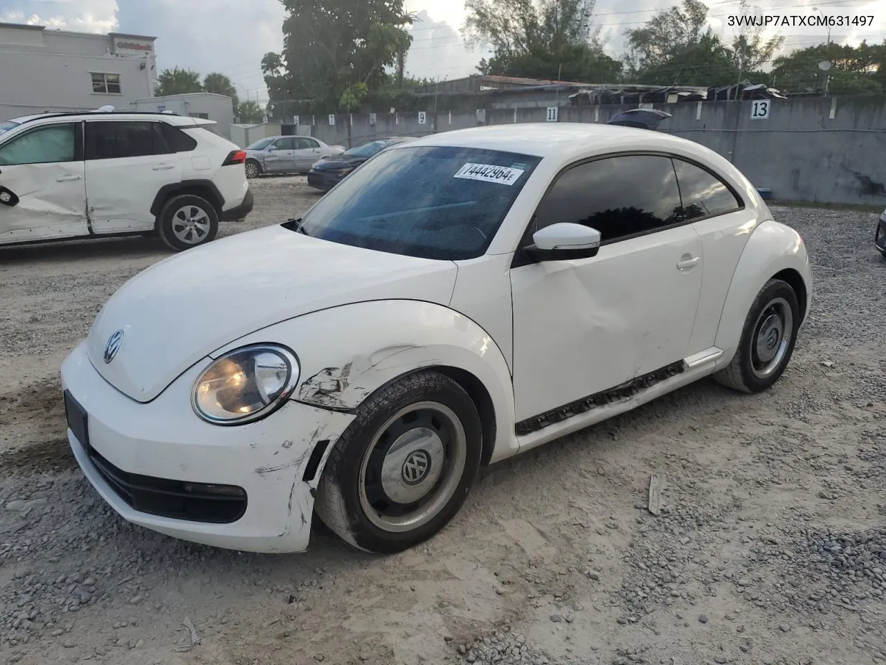 2012 Volkswagen Beetle VIN: 3VWJP7ATXCM631497 Lot: 74442964