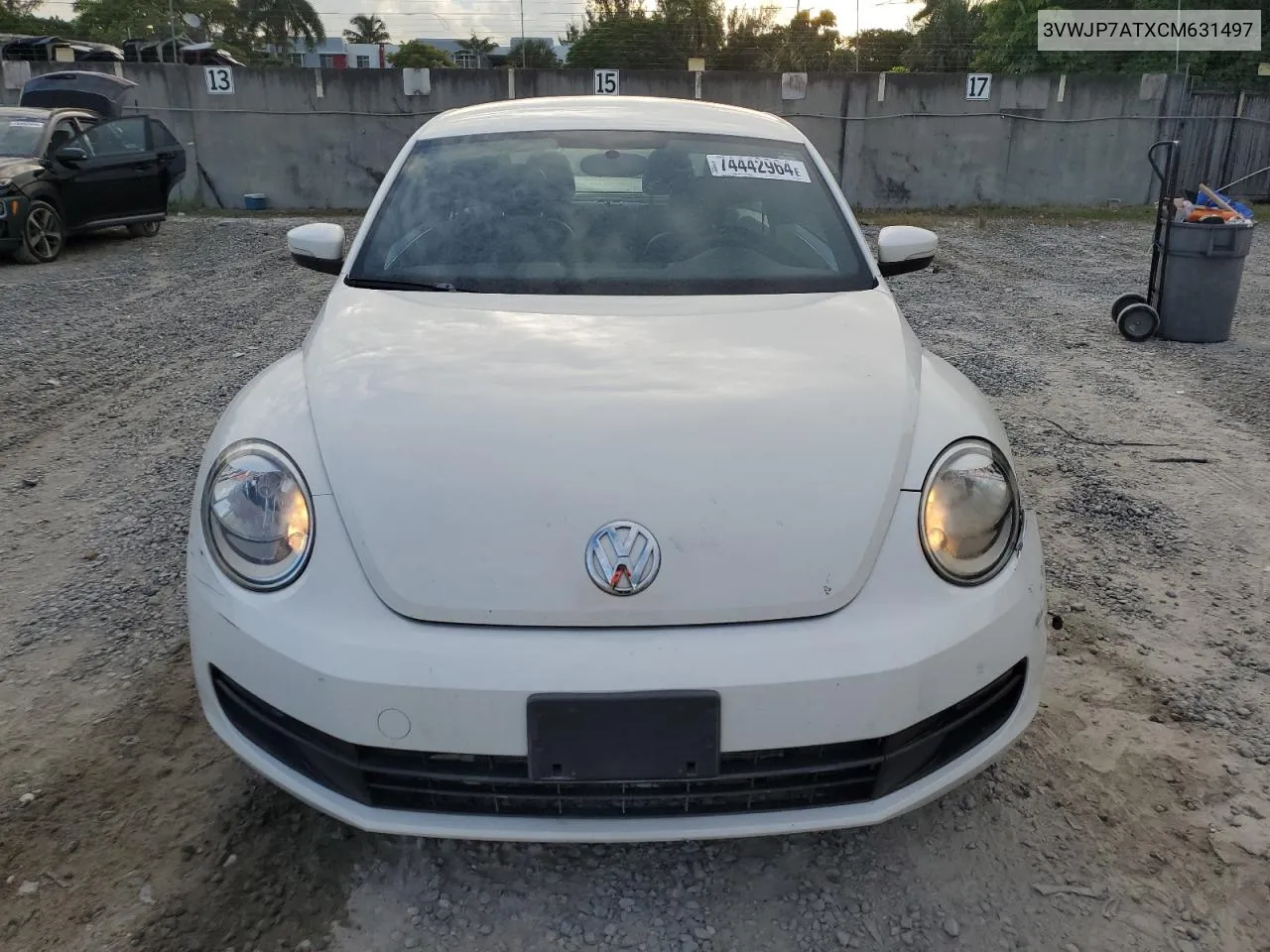 2012 Volkswagen Beetle VIN: 3VWJP7ATXCM631497 Lot: 74442964