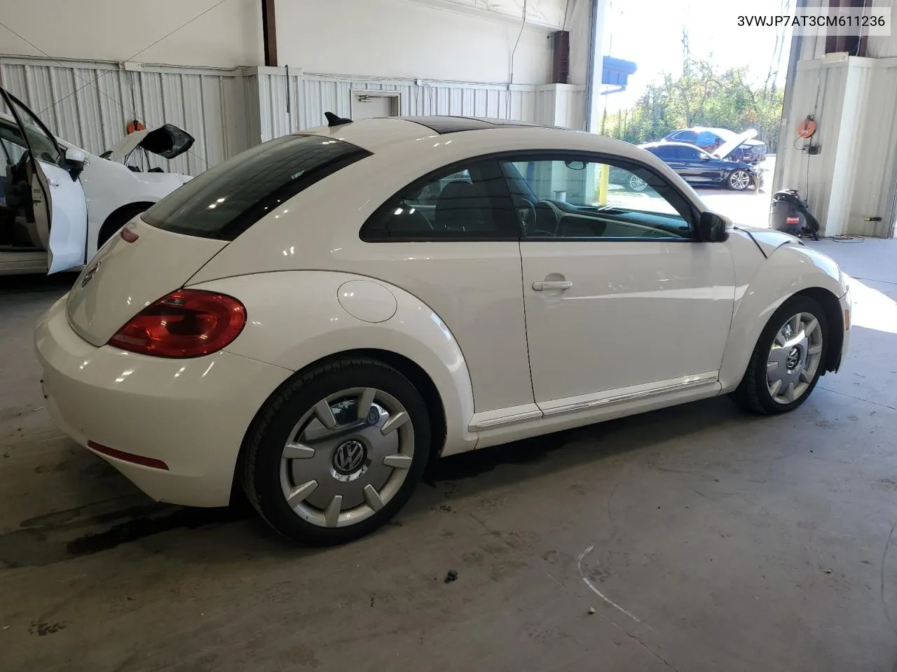 2012 Volkswagen Beetle VIN: 3VWJP7AT3CM611236 Lot: 74835974