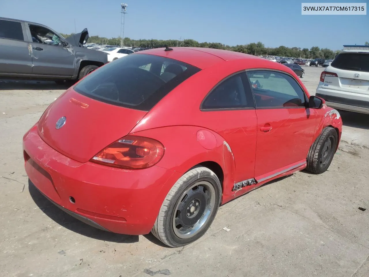 2012 Volkswagen Beetle VIN: 3VWJX7AT7CM617315 Lot: 75231834