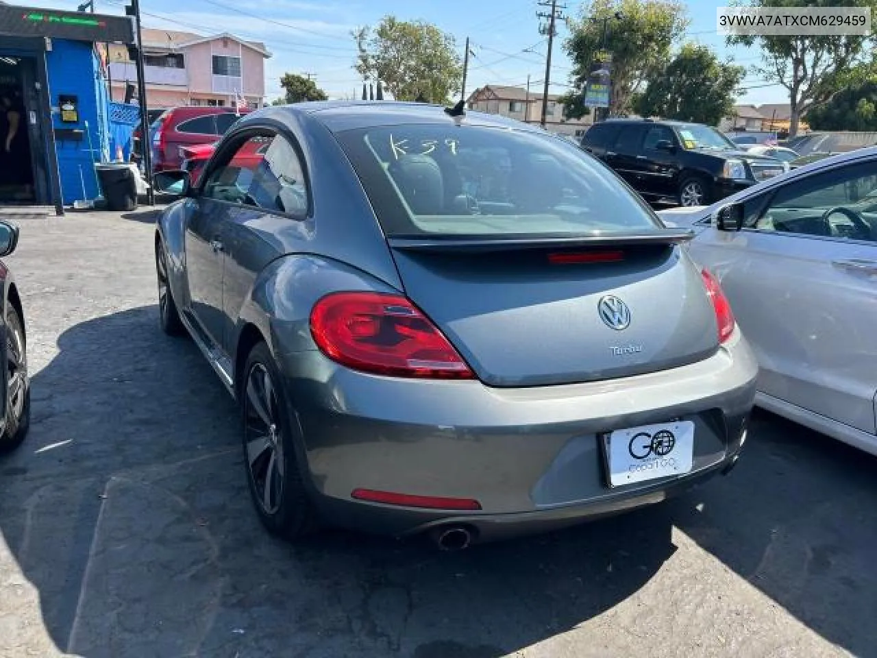 2012 Volkswagen Beetle Turbo VIN: 3VWVA7ATXCM629459 Lot: 75313674