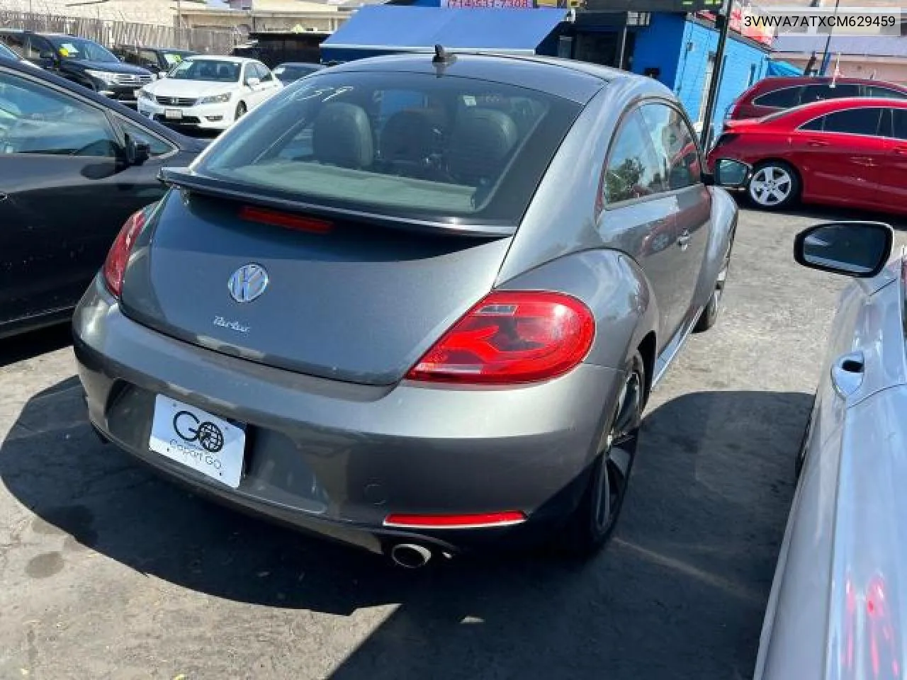 2012 Volkswagen Beetle Turbo VIN: 3VWVA7ATXCM629459 Lot: 75313674