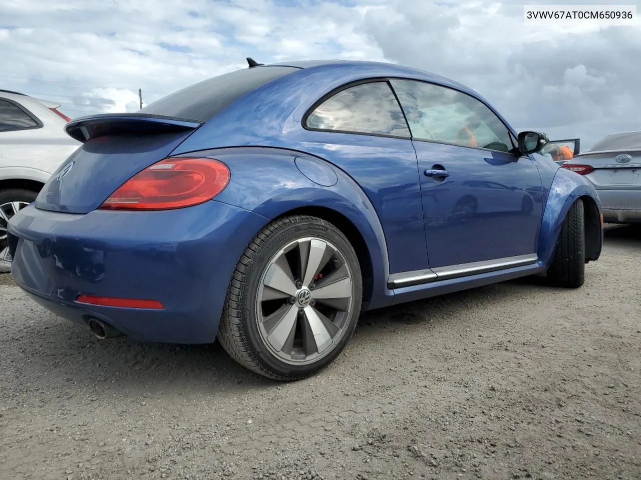 2012 Volkswagen Beetle Turbo VIN: 3VWV67AT0CM650936 Lot: 75429644